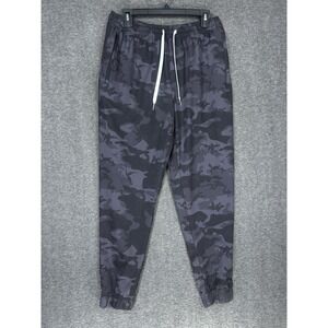 Cove USA Performance‎ Joggers Mens XL Gray Black Camo Drawstring